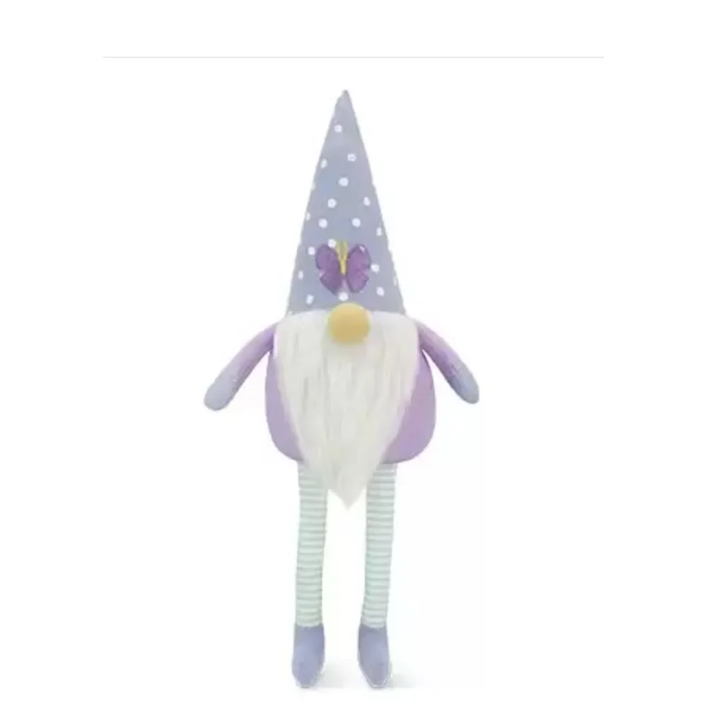 New! Springime Easter Decorative Shelf Gnome with Butterfly!
